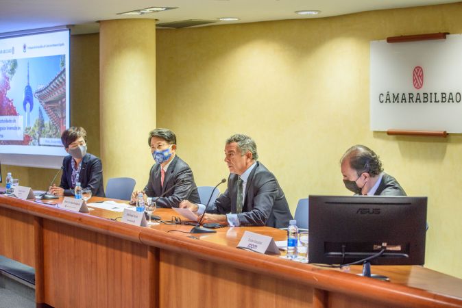 Jornada en Cámarabilbao para estrechar los lazos comerciales entre Corea, Bizkaia y Euskadi 