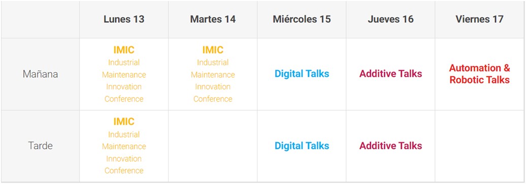 Conferencias fabricacion avanzada Bienal