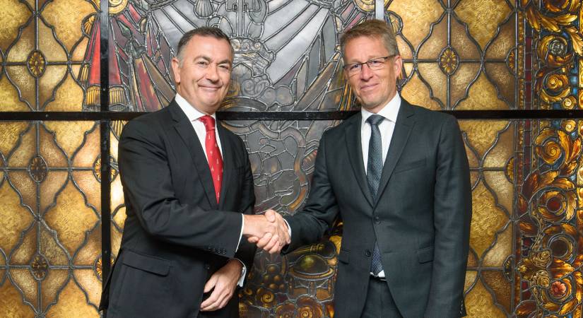 El embajador de Suecia visita Cámarabilbao para ahondar en las relaciones comerciales con Euskadi