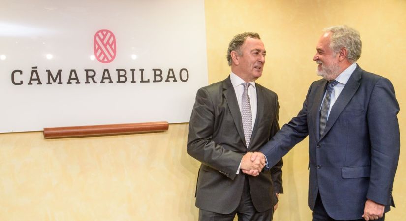 José Ángel Corres y José Ignacio Zudaire, constitución del nuevo pleno Cámara de Comercio