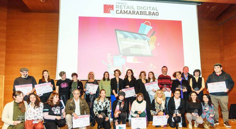 La Cámara de Bilbao premia a los comercios de Bizkaia en la tercera edición de los Retail Digital Sariak