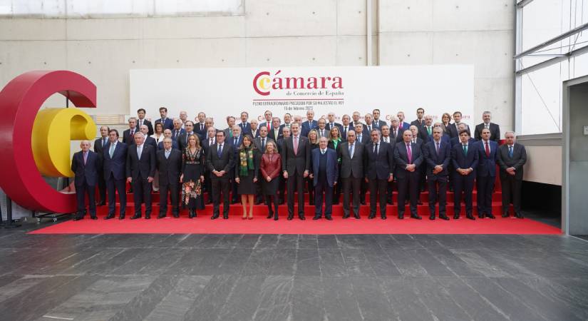 Cámarabilbao participa en el pleno extraordinario de la Cámara de España con la presencia del rey