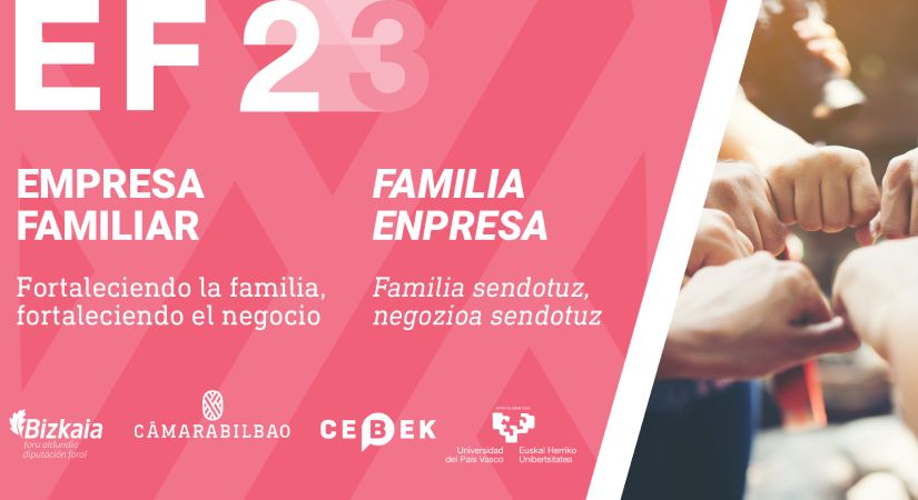 Presentado el ciclo de Empresa Familiar que organizan Cámarabilbao, CEBEK y la Cátedra de la Empresa Familiar de la UPV/EHU