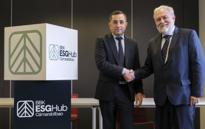 Fundación BBK y Cámarabilbao firman una alianza para impulsar la competitividad sostenible de las empresas de Bizkaia